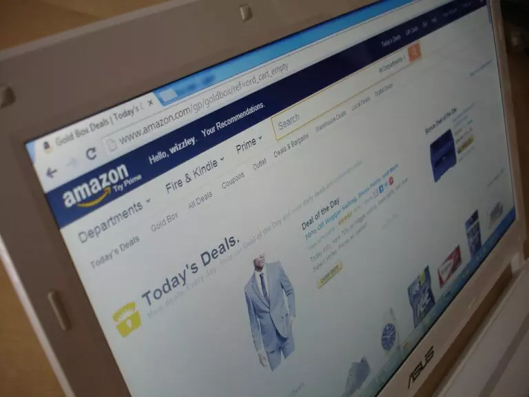 Amazon search results home screen